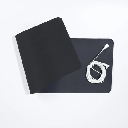 Earthing 25*68Cm SBR Sponge Mouse Mat Grounding Sleep Mat Conductive Leather Foot Mat Desk Mat for Better Healthy